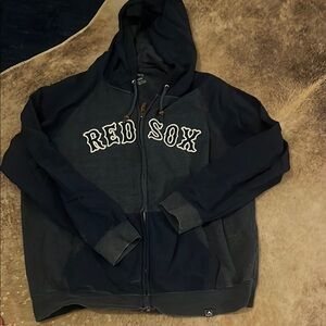 Red Sox Navy Hoodie Jacket